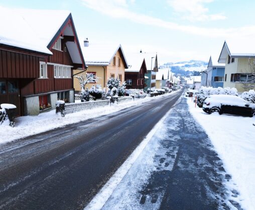 Appenzell, Winter 22, erster Schnee