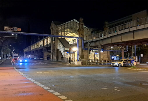 Berlin, U-Bahn Station, Bülowstrasse bei Nacht